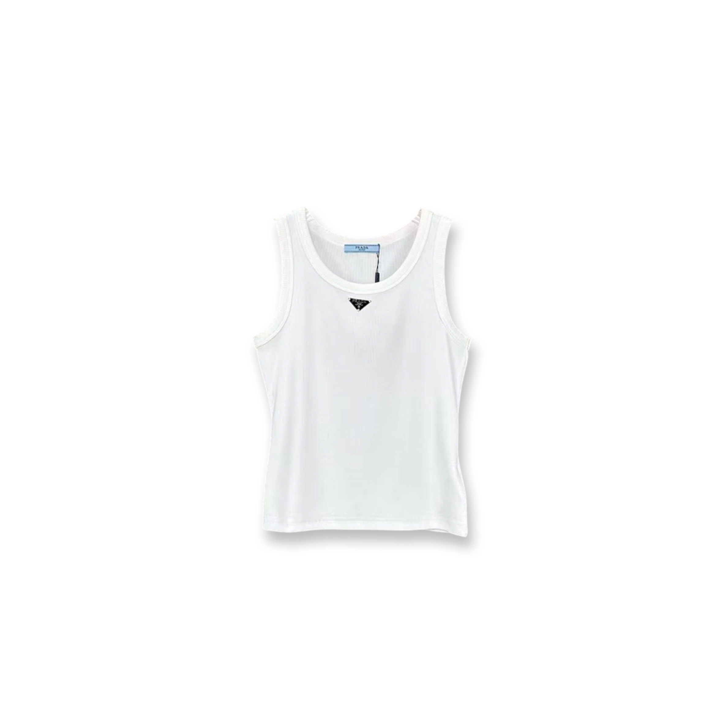 PRADA EMBELLISHED COTTON VEST